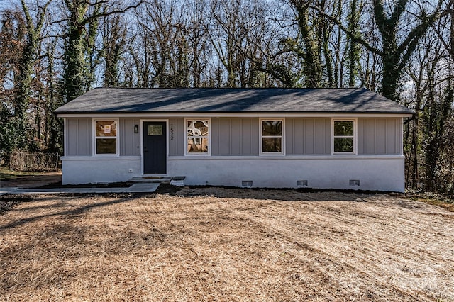 view of ranch-style house