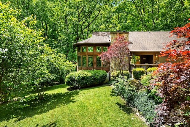 33 Cammies Way, Old Fort, NC 28762 - view of grassy yard featuring a view of trees