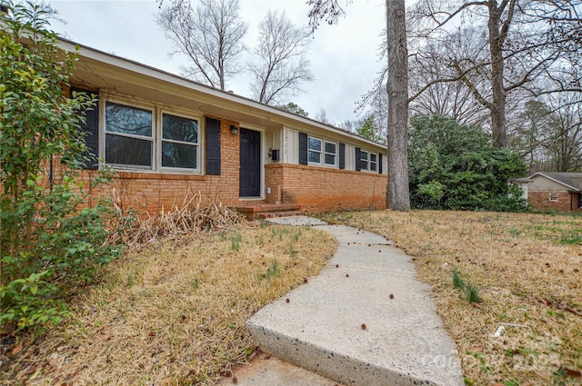 view of ranch-style home