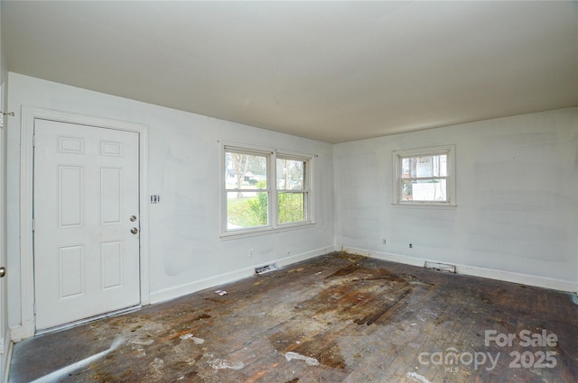 interior space with a wealth of natural light