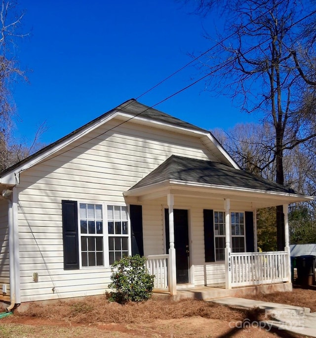 bungalow with a porch