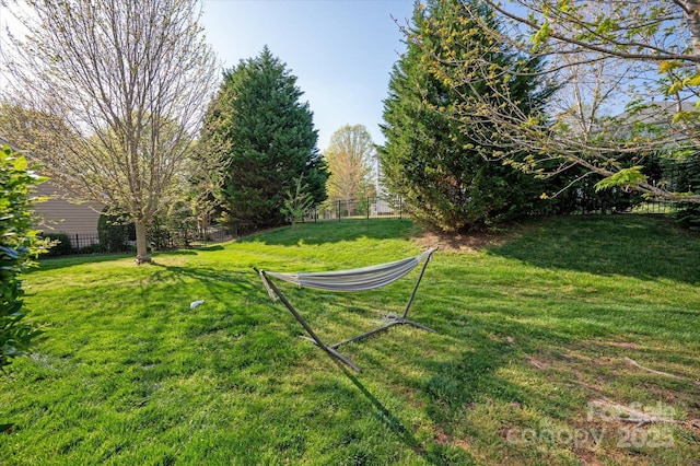 3216 Bridgewick Rd, Waxhaw, NC 28173 - view of yard with fence