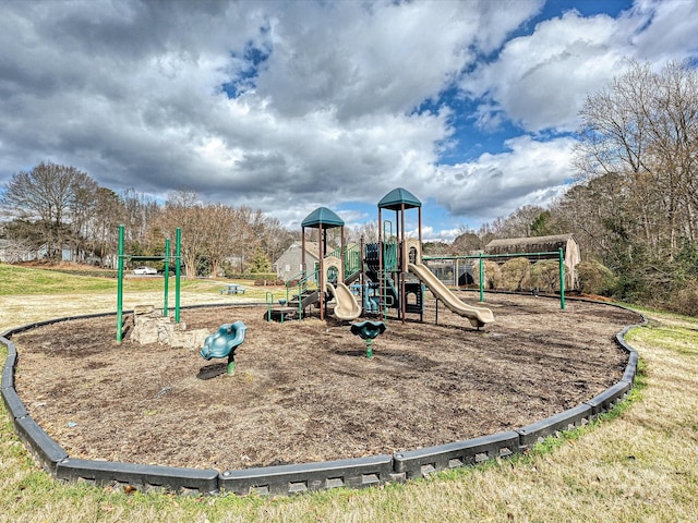 view of communal playground