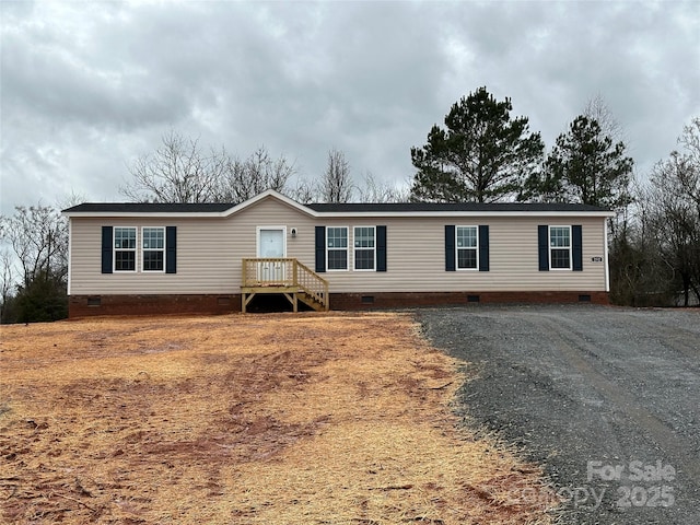 view of manufactured / mobile home