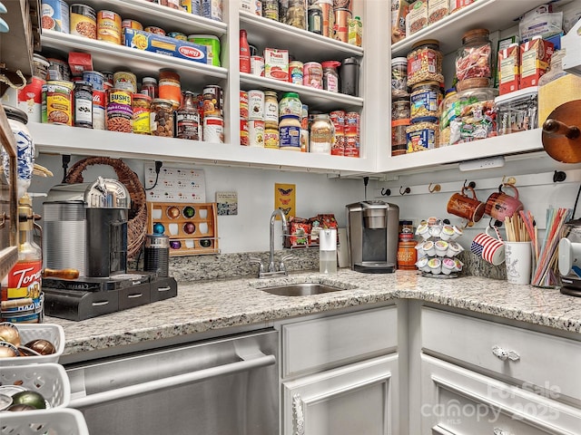 pantry with sink