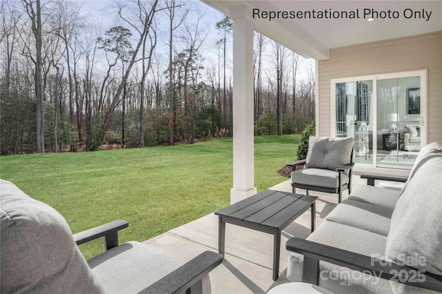 1809 Ab Moore Jr Dr Unit 3238, Indian Trail, NC 28079 - view of patio with an outdoor hangout area