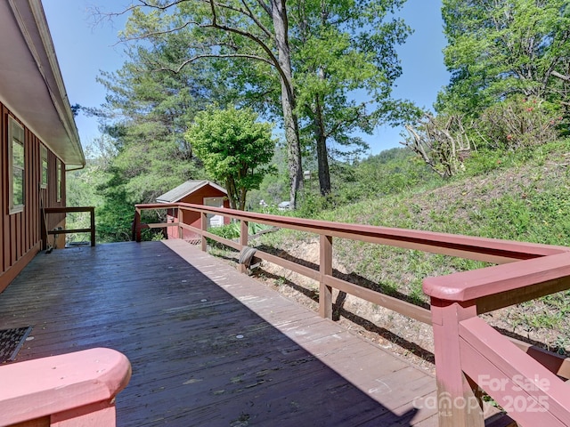 view of deck