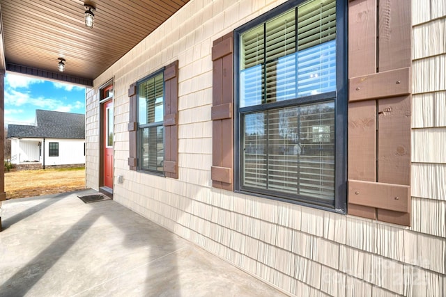 view of patio / terrace featuring covered porch