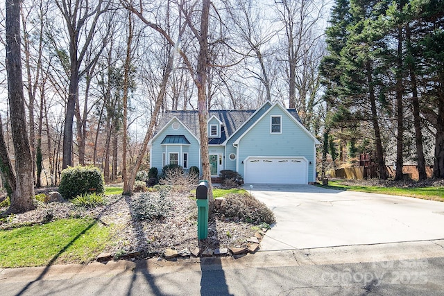 view of front of house featuring driveway and an attached garage