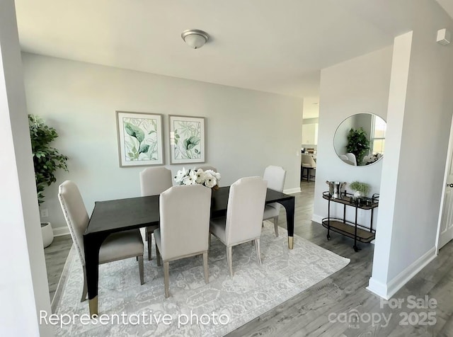 1022 Heath Helms Rd, Monroe, NC 28110 - dining space with wood finished floors and baseboards