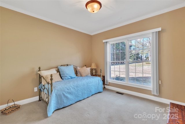 119 Era St, Troutman, NC 28166 - carpeted bedroom featuring baseboards and ornamental molding