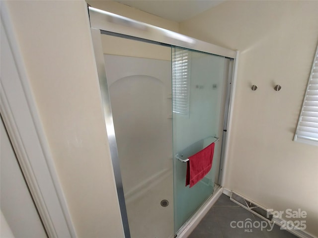 8015 Sullivan Dr Unit 3And 2, Charlotte, NC 28215 - full bathroom featuring tile patterned floors, visible vents, and a stall shower