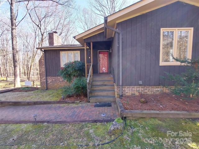 8015 Sullivan Dr Unit 3And 2, Charlotte, NC 28215 - ranch-style house with a chimney
