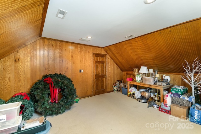 view of storage room