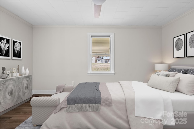 100 Lear St, Rockingham, NC 28379 - bedroom featuring ornamental molding and wood finished floors