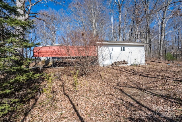 view of outbuilding