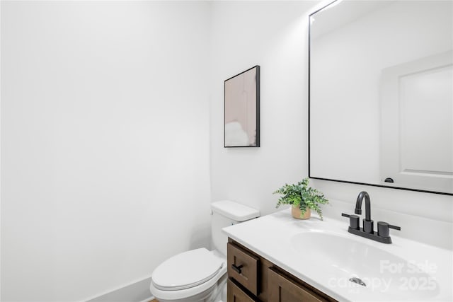5147 Star Magnolia Ct, Clover, SC 29710 - half bath featuring toilet and vanity