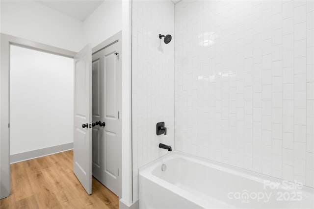 5147 Star Magnolia Ct, Clover, SC 29710 - full bath with shower / bathtub combination and wood finished floors