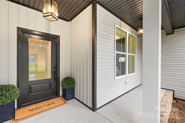 5147 Star Magnolia Ct, Clover, SC 29710 - view of exterior entry featuring board and batten siding and a porch