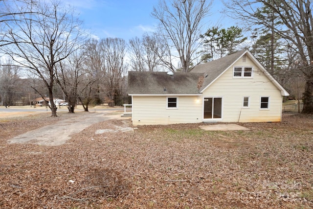 view of rear view of property