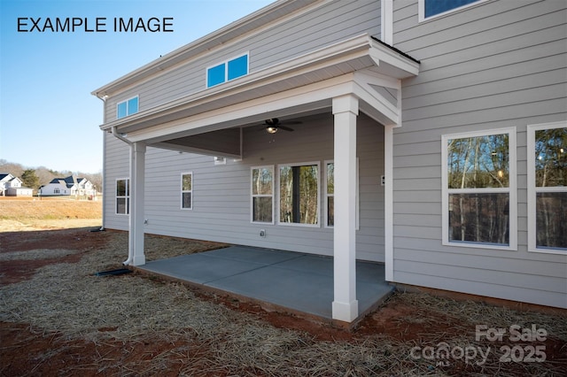 11016 Tyler Brook Ln Unit Oak0036, Mint Hill, NC 28227 - view of patio / terrace featuring ceiling fan