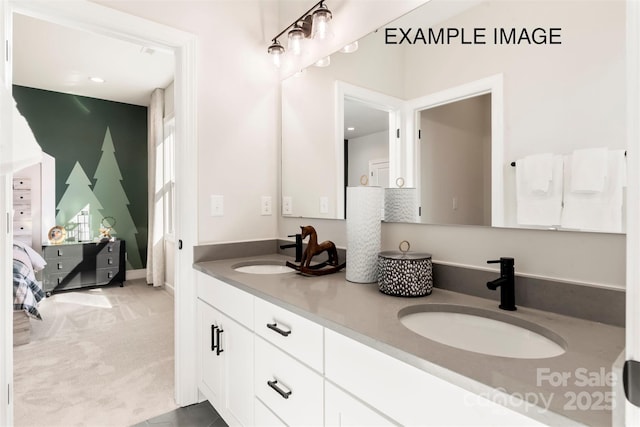 11016 Tyler Brook Ln Unit Oak0036, Mint Hill, NC 28227 - ensuite bathroom featuring double vanity