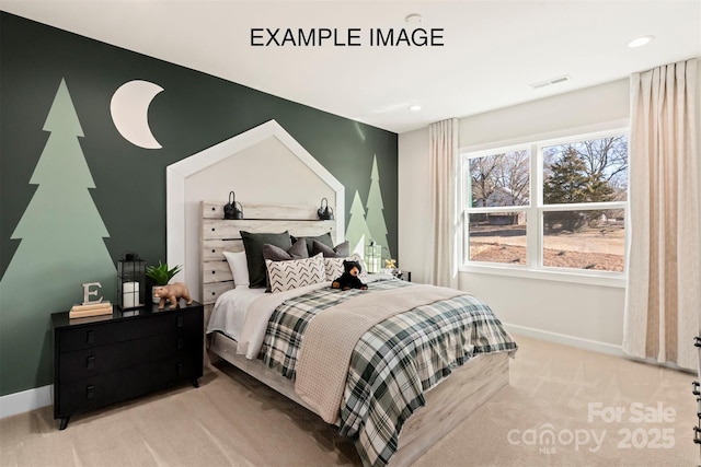 11016 Tyler Brook Ln Unit Oak0036, Mint Hill, NC 28227 - bedroom featuring light carpet and recessed lighting