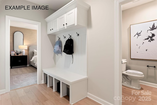 11016 Tyler Brook Ln Unit Oak0036, Mint Hill, NC 28227 - mudroom featuring light wood-type flooring and baseboards