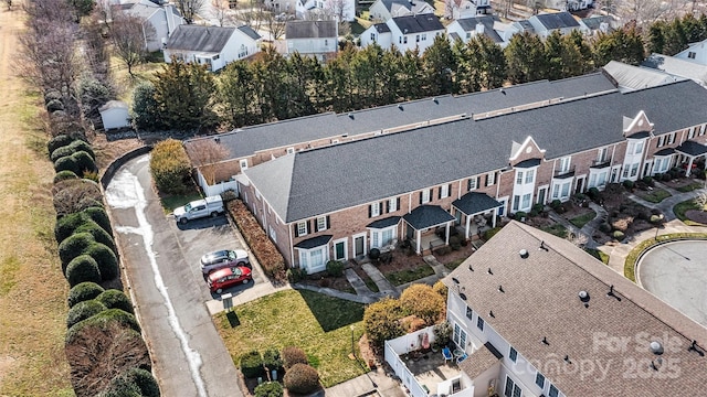 bird's eye view featuring a residential view