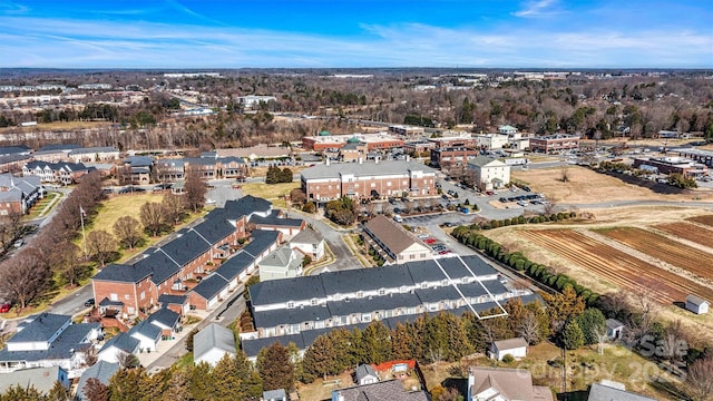 drone / aerial view featuring a residential view