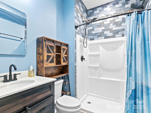 35 Dawson Steele Ct, Asheville, NC 28803 - bathroom with vanity and curtained shower