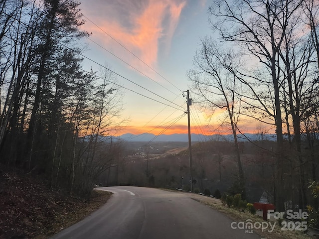 view of road