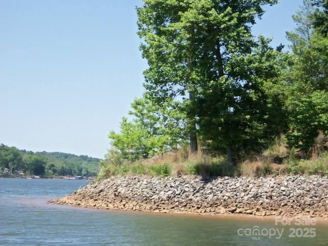 view of water feature