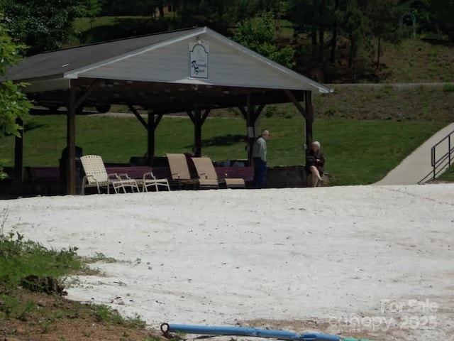 view of home's community featuring a gazebo