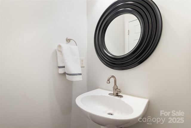 bathroom with a sink