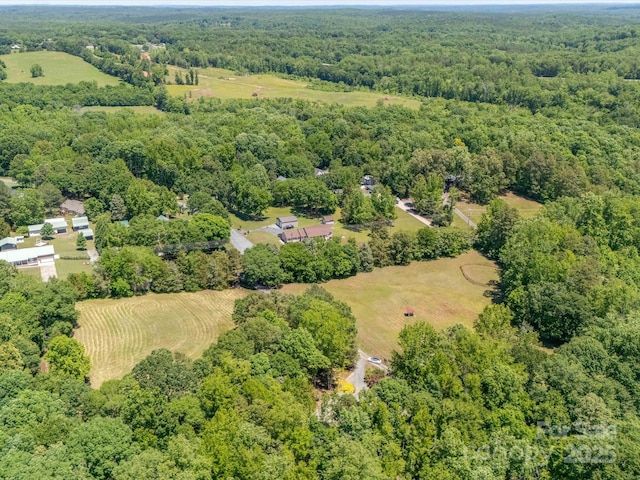 2988 Parks Lafferty Rd, Concord, NC 28025 - aerial view of a heavily wooded area