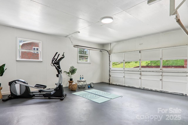 324 Old Leicester Hwy, Asheville, NC 28806 - workout area with a garage