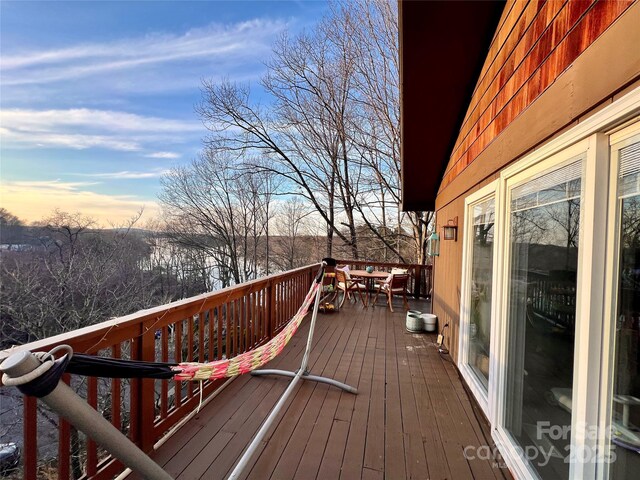 9009 Cebu Ct, Fort Mill, SC 29708 - wooden terrace featuring outdoor dining space