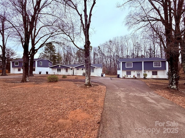 view of bi-level home