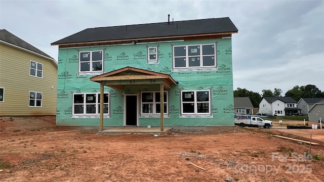 view of back of property