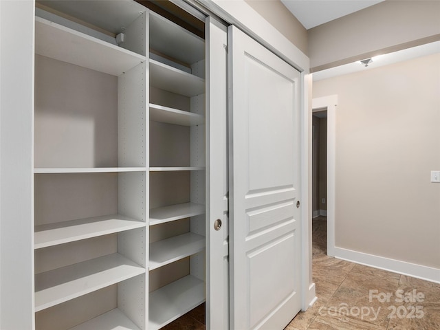 view of closet