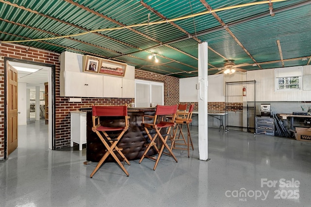 view of patio / terrace with ceiling fan