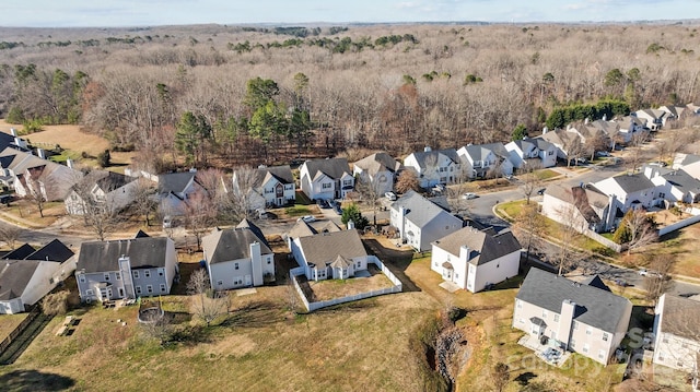 birds eye view of property featuring a residential view