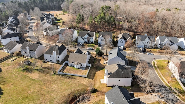 bird's eye view featuring a residential view