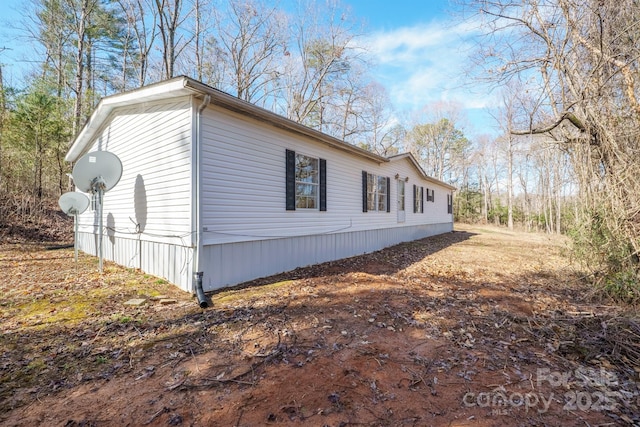 view of side of property