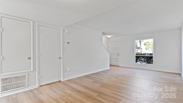 interior space featuring light hardwood / wood-style floors