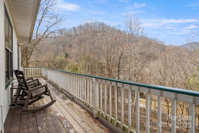 53 Hackberry Ln, Waynesville, NC 28785 - view of deck