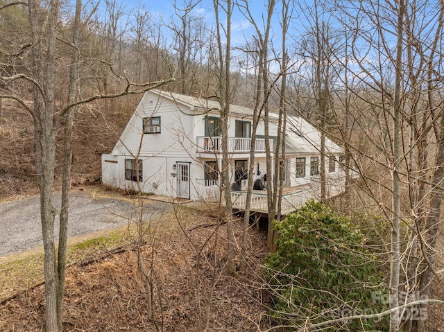 53 Hackberry Ln, Waynesville, NC 28785 - view of front of house with a balcony