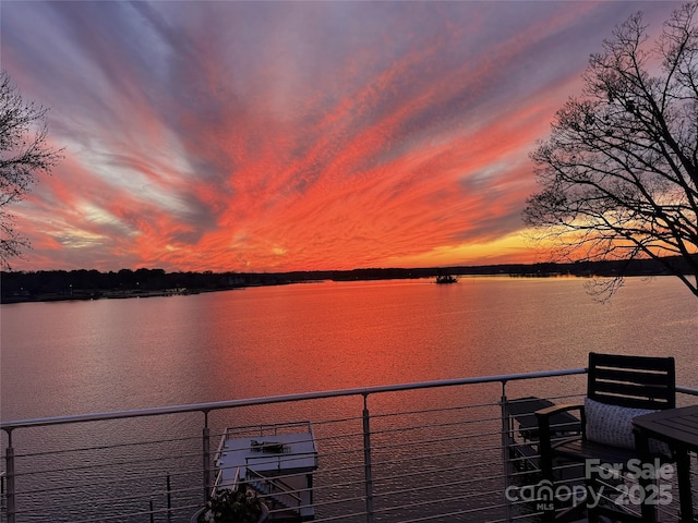 property view of water