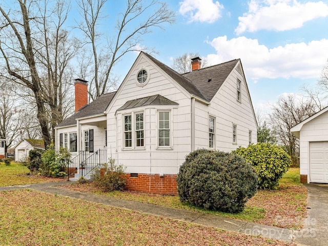 view of bungalow-style house